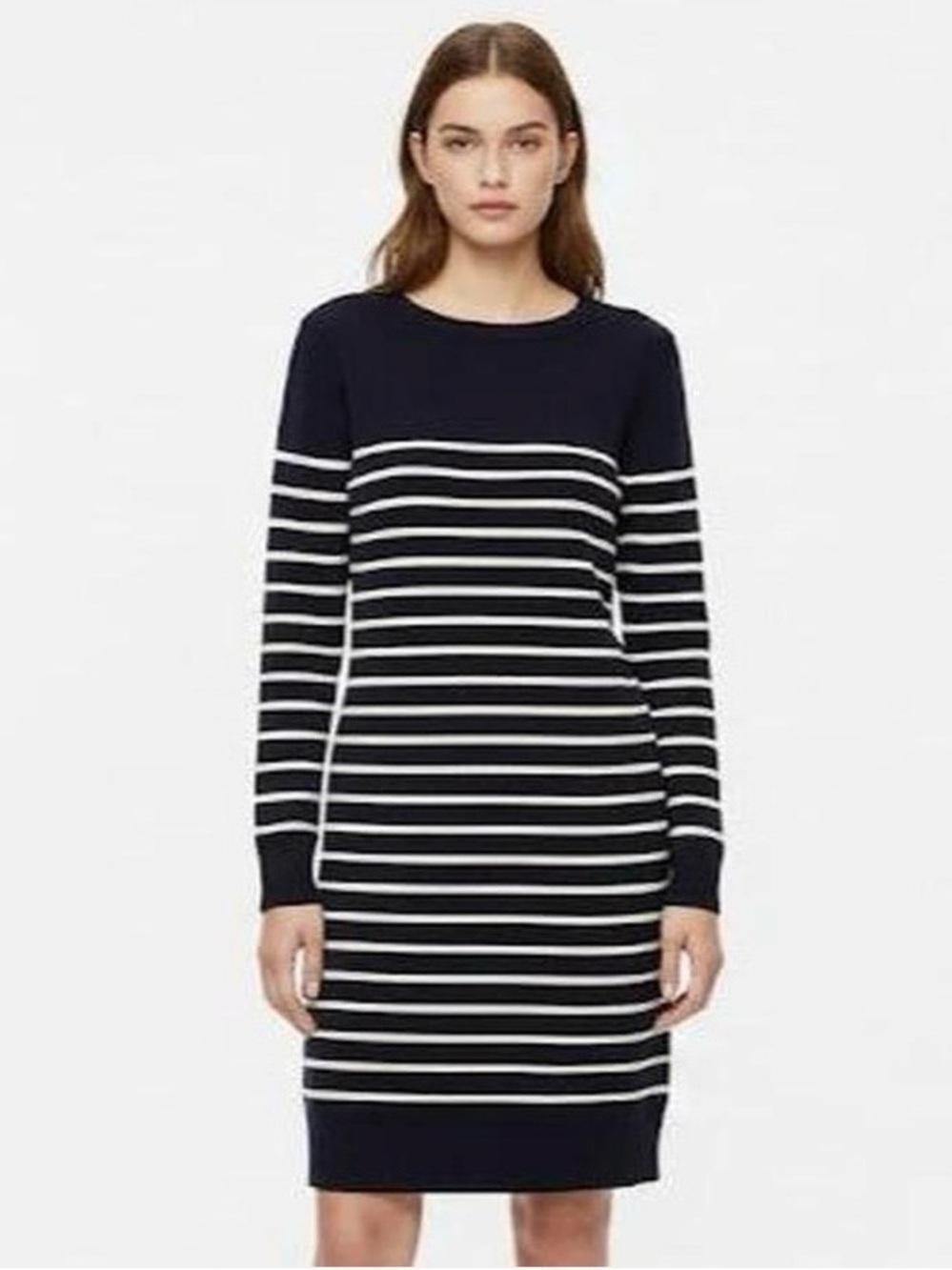 Polo Ralph Lauren Striped Sweater Dress Size M Classic Coastal